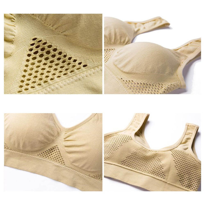 Atmungsaktiver Mesh-Sport-BH – Sofia