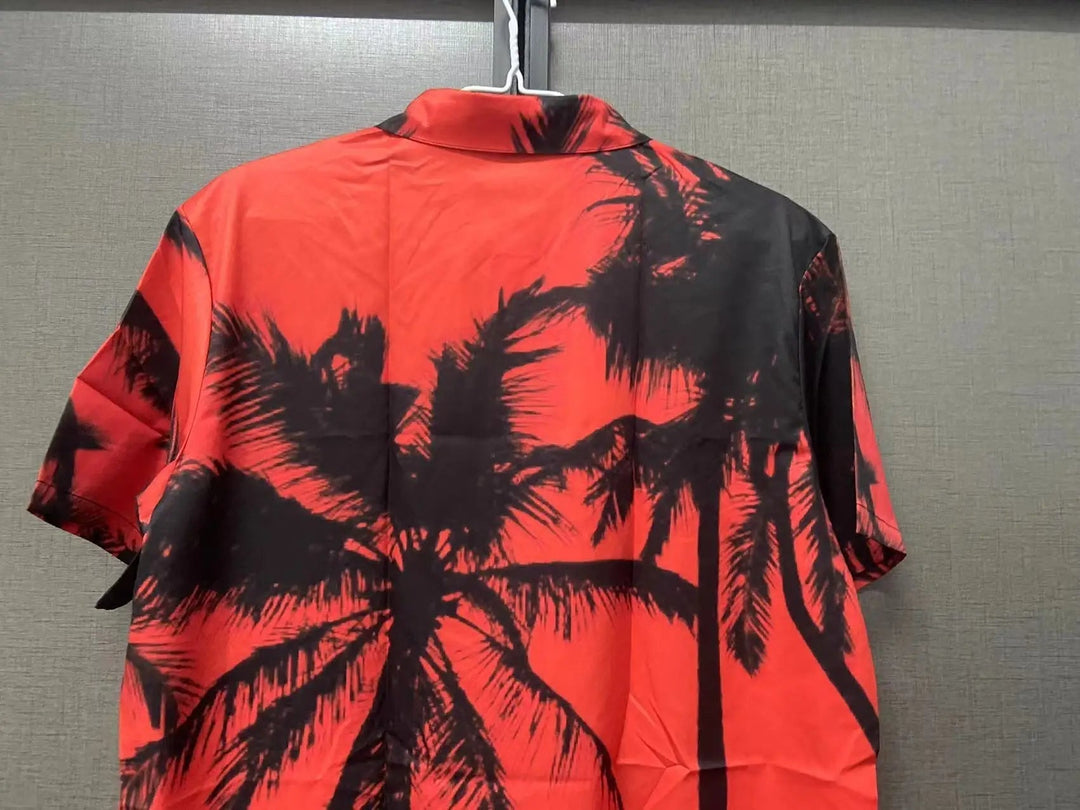 Trendiges Hemd mit tropischem Druck – Kaikura