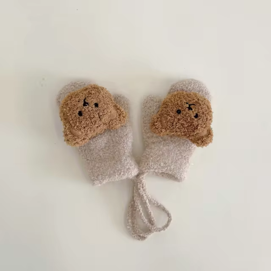 Kinder-Winterhandschuhe mit Bärenmotiven – TinyBear Handschuhe