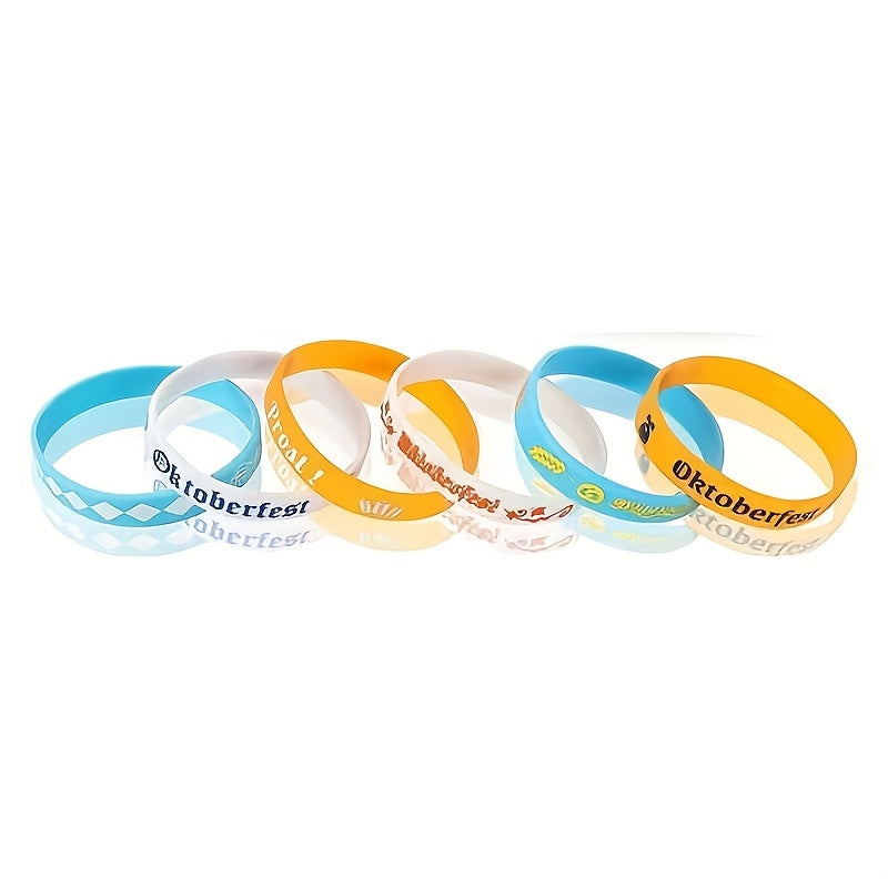 Silikon Armbänder Set (24 Stück) – WiesnBand Oktoberfest 2025