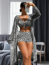 Trendiges 3-teiliges Badeanzug-Set – Leona