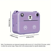 Sofortbildkamera für Kinder mit 1080p-Video, Druckfunktion & Zubehör