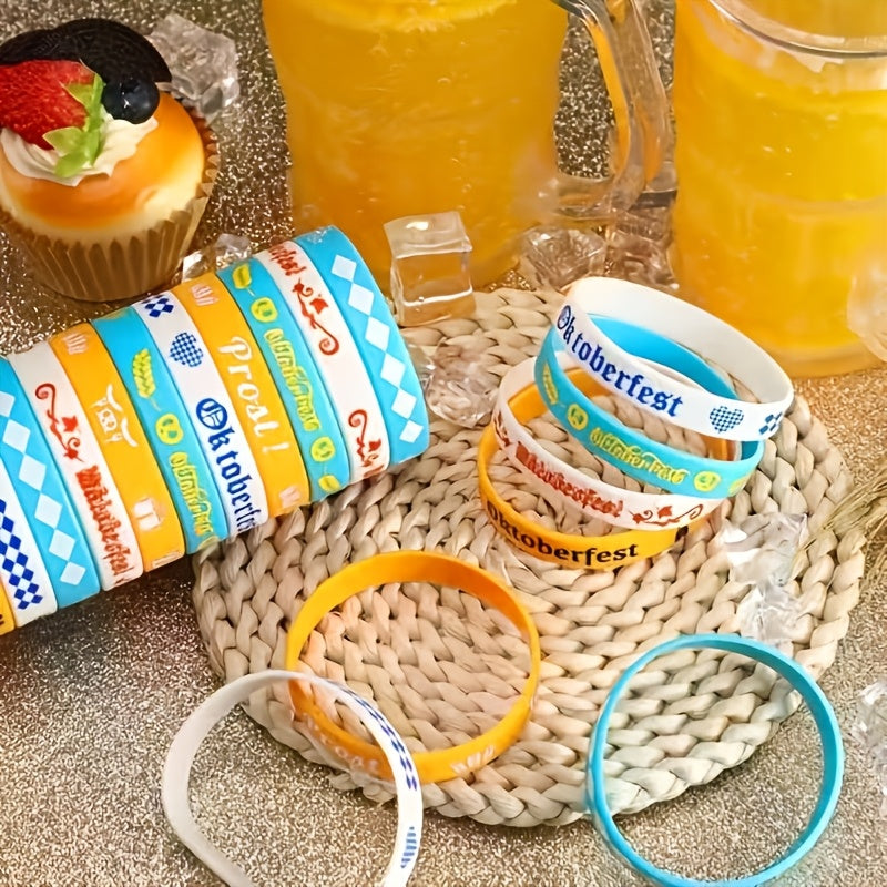 Silikon Armbänder Set (24 Stück) – WiesnBand Oktoberfest 2025