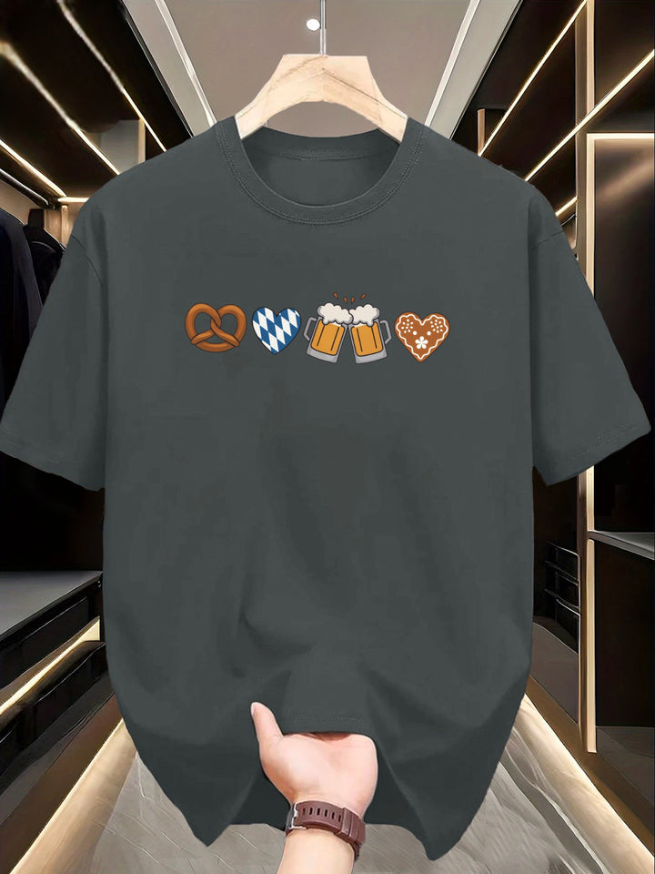 Herren Grafik T-Shirt aus 100% Baumwolle – Franz Oktoberfest 2025