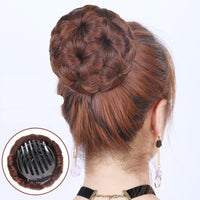 Blumenförmige Haarspange mit Haarverlängerung – Fiora