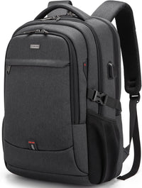 Wasserdichter Reise-Laptoprucksack mit USB-Anschluss und organisierter Aufbewahrung