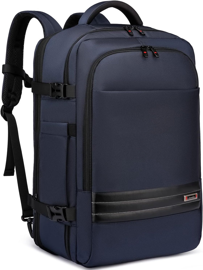 Erweiterbarer 45–55L Wasserdichter Reiserucksack mit 46,5 cm Laptopfach