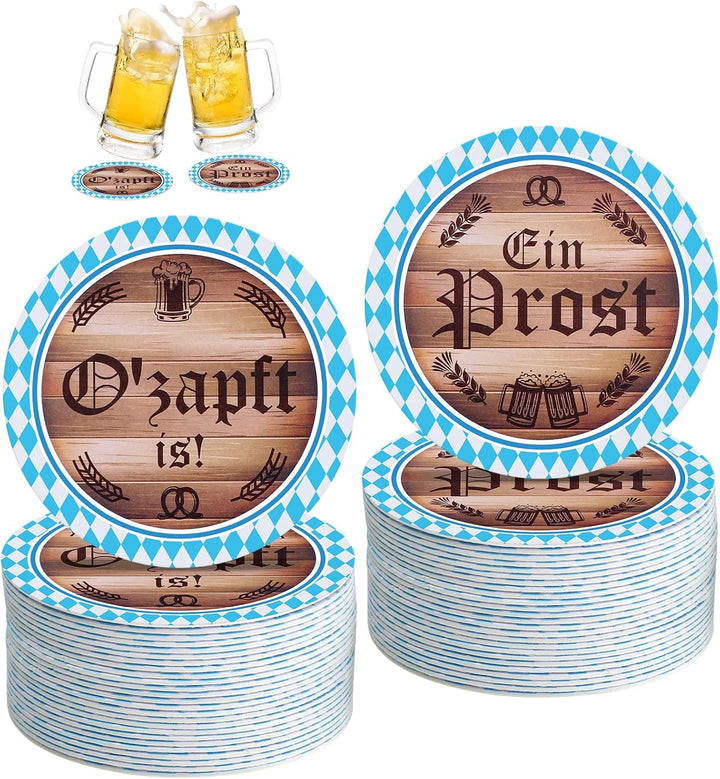 Bierdeckel im 48er-Set – ProstZeit Oktoberfest 2025