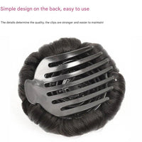 Blumenförmige Haarspange mit Haarverlängerung – Fiora