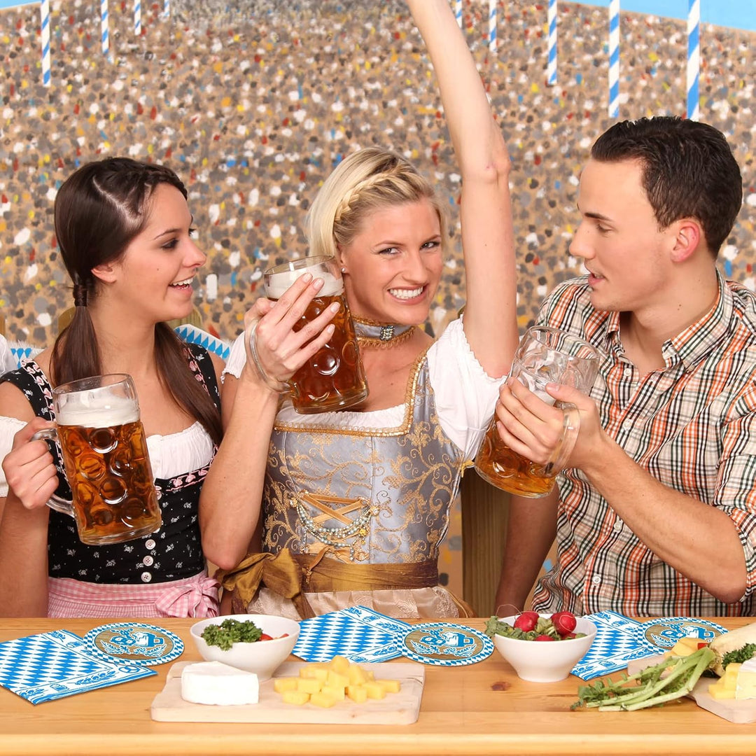 Tischdeko-Set (80-teilig) – WiesnTafel Oktoberfest 2025