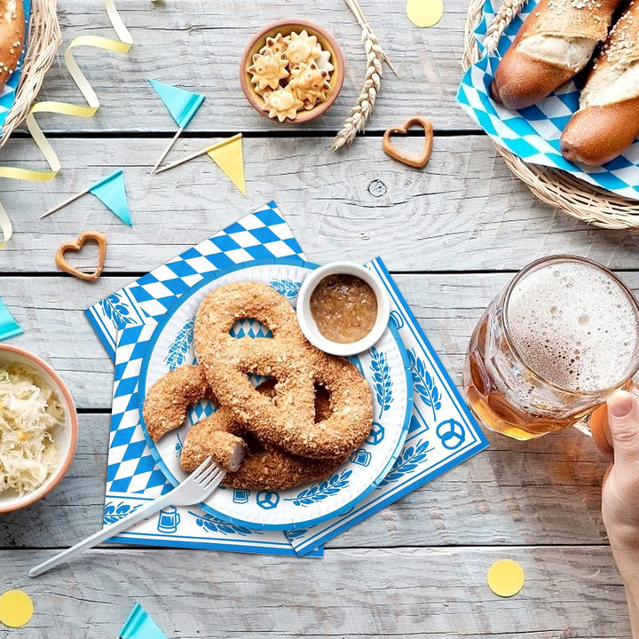 Tischdeko-Set (80-teilig) – WiesnTafel Oktoberfest 2025