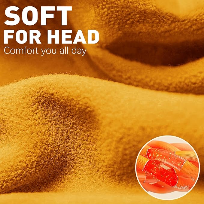 Weicher, gelber Stoff für Kopfkissen, komfortabel, hautfreundlich, Nahaufnahme.