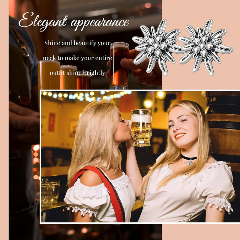 Damen Edelweiß Schmuckset – AlpenLiebe Oktoberfest 2025