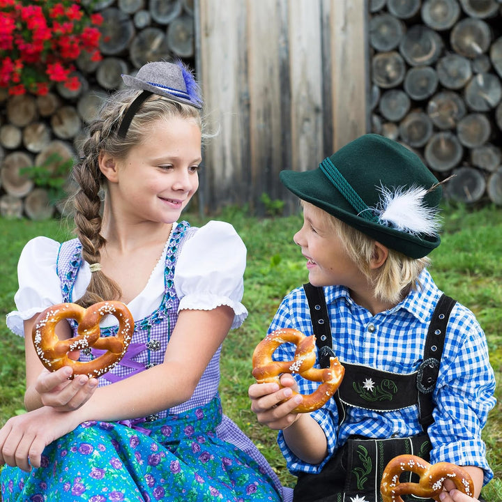 Mini-Trachtenhüte im 3er-Set – WiesnCharme Oktoberfest 2025