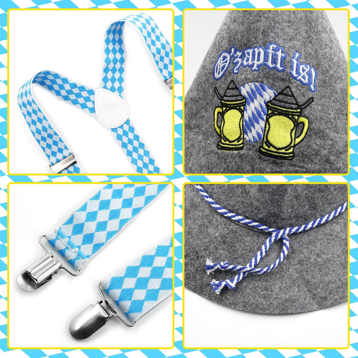 Trachten-Set mit Hut & Hosenträger – WiesnHeld Oktoberfest 2025