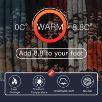 Warme Wollsocken, mehrfarbig, temperaturregulierend, atmungsaktiv, für kalte Tage.