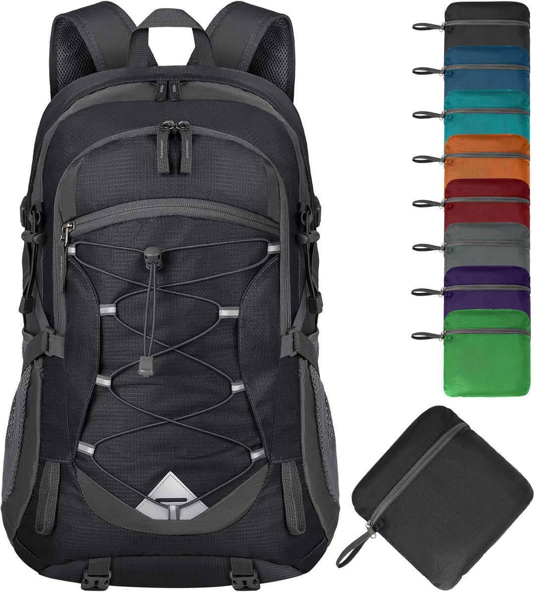 40L Wasserdichter Wander- und Campingrucksack – Leicht & Faltbar – 2 zum Preis von 1