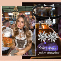 Damen Edelweiß Schmuckset – AlpenLiebe Oktoberfest 2025