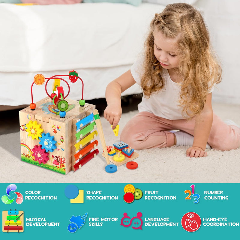 8-in-1 Montessori Spielwürfel – Cubbi