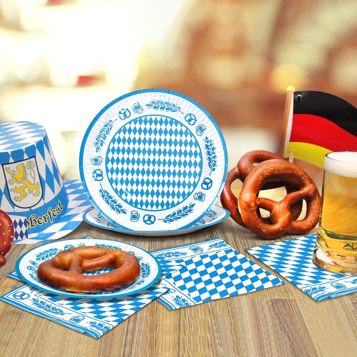 Tischdeko-Set (80-teilig) – WiesnTafel Oktoberfest 2025
