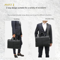 Professionelle 2-Wege-Business-Laptoptasche mit organisierter Aufbewahrung