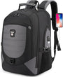 Wasserdichter Anti-Diebstahl Laptop- & Reiserucksack mit USB-Anschluss – 17,3"