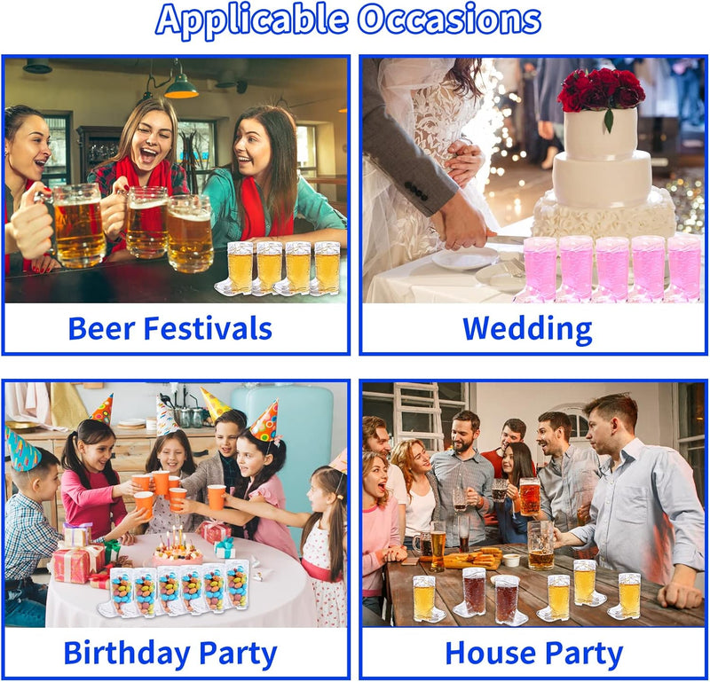 Cowboy Boot Shotgläser (30er-Set, 30 ml) – BootsProst Oktoberfest 2025