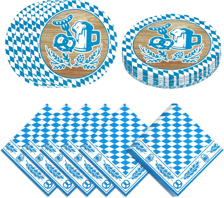 Tischdeko-Set (80-teilig) – WiesnTafel Oktoberfest 2025