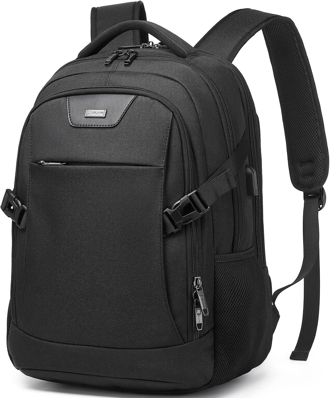 Wasserdichter Reise-Laptoprucksack mit USB-Anschluss und organisierter Aufbewahrung