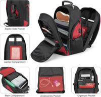 Wasserdichter Anti-Diebstahl Laptop- & Reiserucksack mit USB-Anschluss – 17,3"