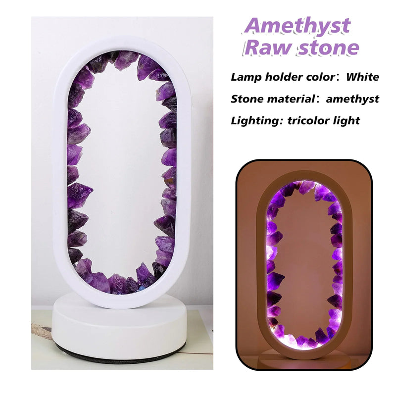 Handgemachte Amethystlampe - Serenith