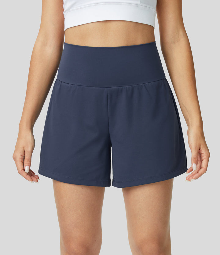 Atmungsaktiv & Schnell trocknend High-Waist Fitnessshorts Damen – Mirabella