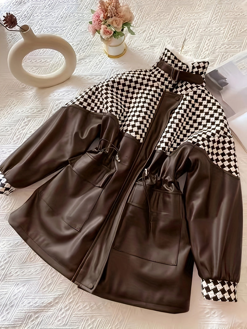 Damen Plüschjacke für Herbst & Winter – Maribel