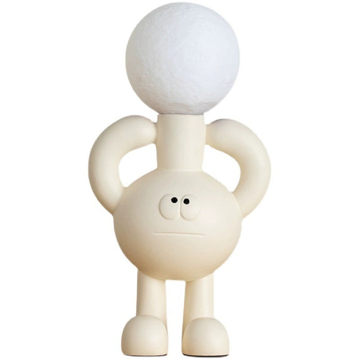 Verspielte Tischlampe mit Glasball - Glombra