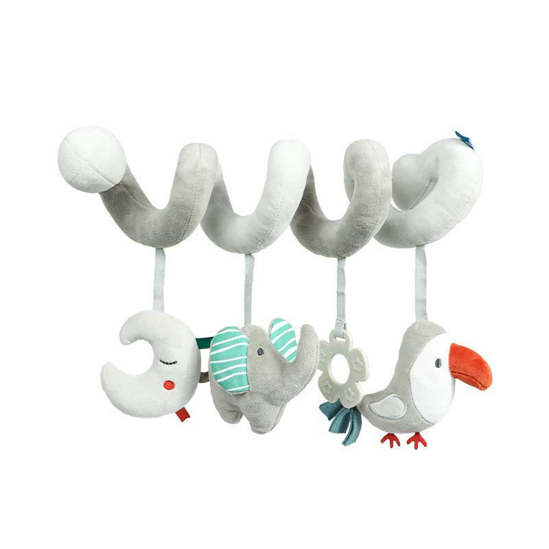 Greif- und Spielspirale mit Tiermotiven für Babys – Kuschelzeit