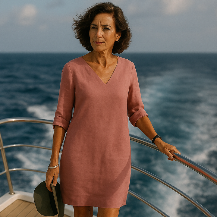 Herbstliches Kleid mit einzigartiger Ausstrahlung – Mila