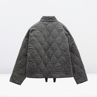 Damen Steppjacke mit Kordelzug & Reißverschluss – Lorena