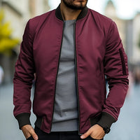 Herren Bomberjacke mit Armtasche – Jaron Herbstedition