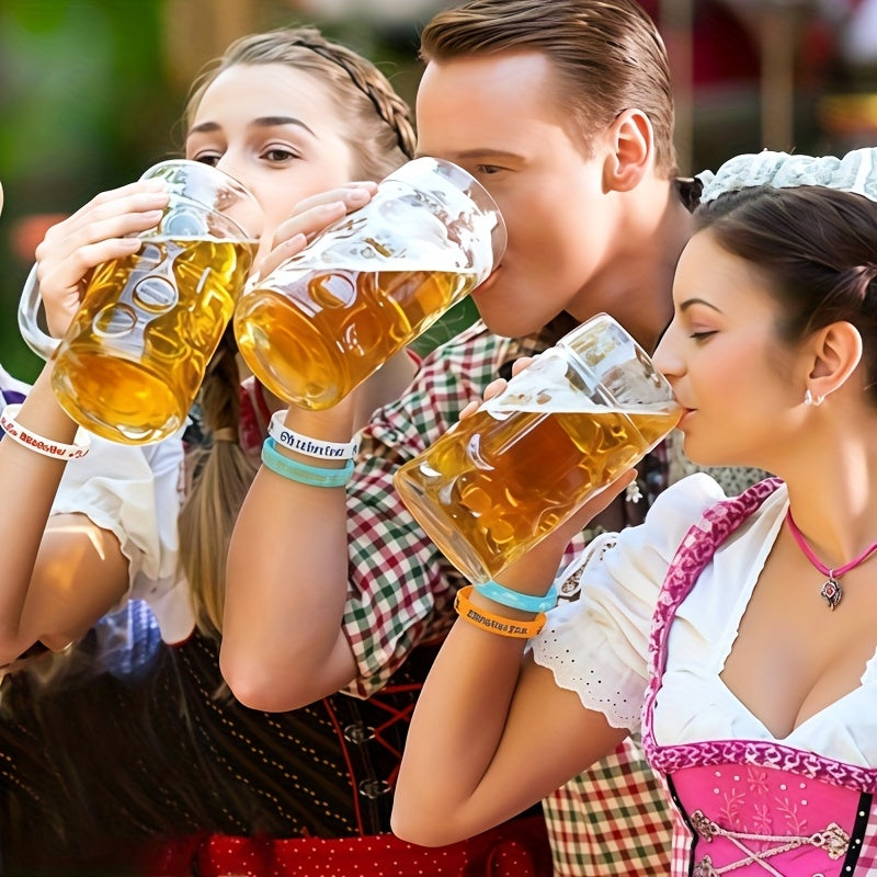 Silikon Armbänder Set (24 Stück) – WiesnBand Oktoberfest 2025