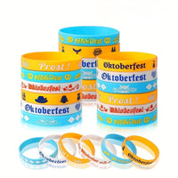 Silikon Armbänder Set (24 Stück) – WiesnBand Oktoberfest 2025