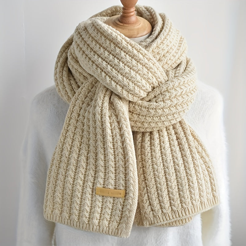 Unisex Strickschal mit geometrischem Muster – Matteo