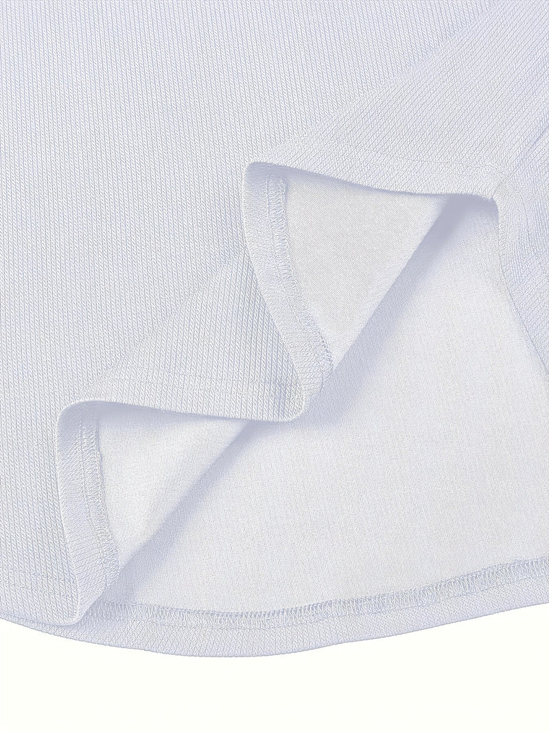 Herren T-Shirt mit tiefem V-Ausschnitt und Struktur – Rafael