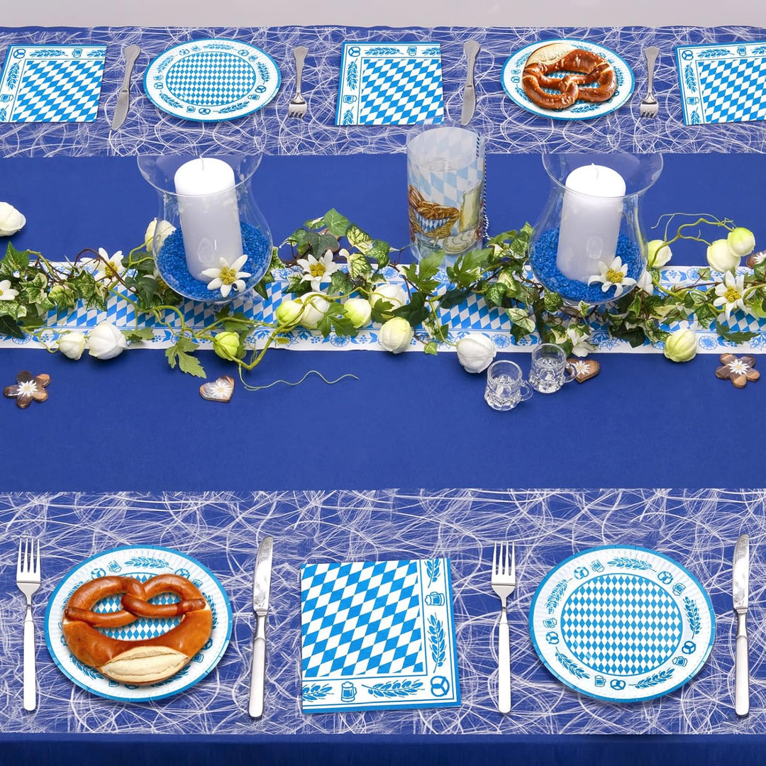 Tischdeko-Set (80-teilig) – WiesnTafel Oktoberfest 2025