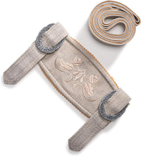 Trachten-Hosenträger aus Leder im H-Form – AlpenKlassik Oktoberfest 2025