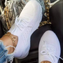 Luftdurchlässige Damen Chunky-Sneaker mit Schnürung – Saphira