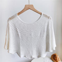 Damen Eisseiden-Schal mit Strick & UV-Schutz – Amira