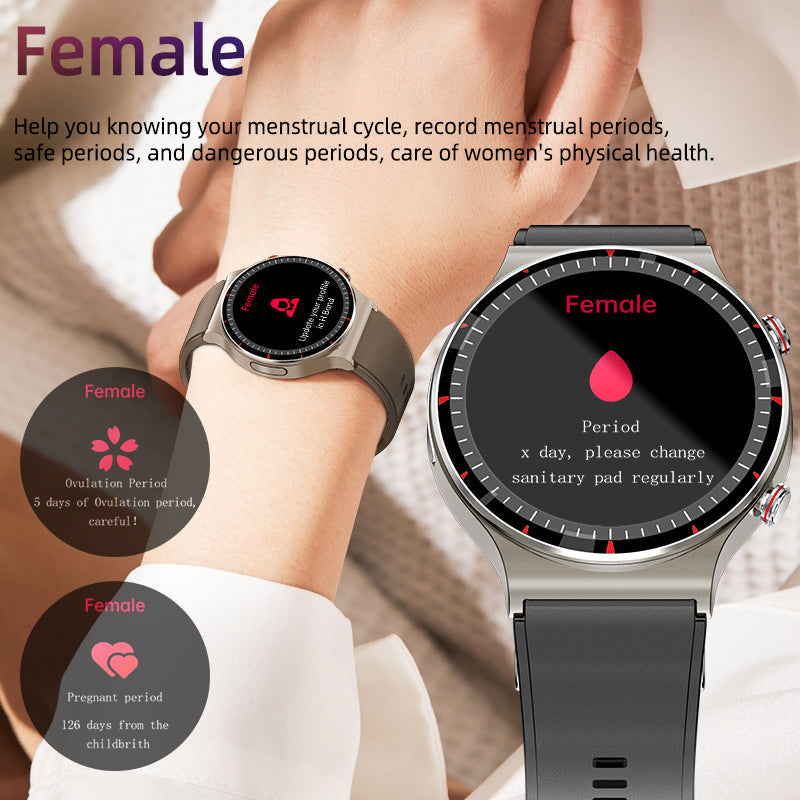 EKG Smartwatch mit Blutsauerstoff- und Herzfrequenzsensor – CardioTrack
