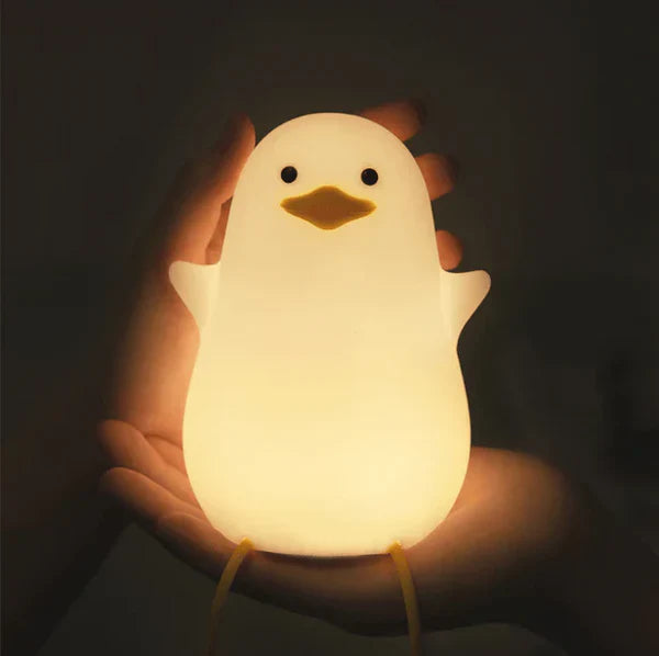 Nachtlicht Pinguin LED Lampe, warmweiß, Kinderzimmer, tragbar, energiesparend, süßes Design
