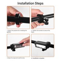 Superhelles 180° Fahrradlicht mit integriertem Akku – Luminor