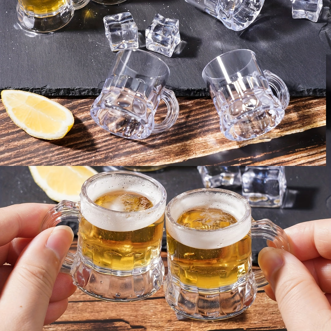 30 Stück Klare Plastik Mini-Bierkrüge – MiniKrug30 Oktoberfest 2025